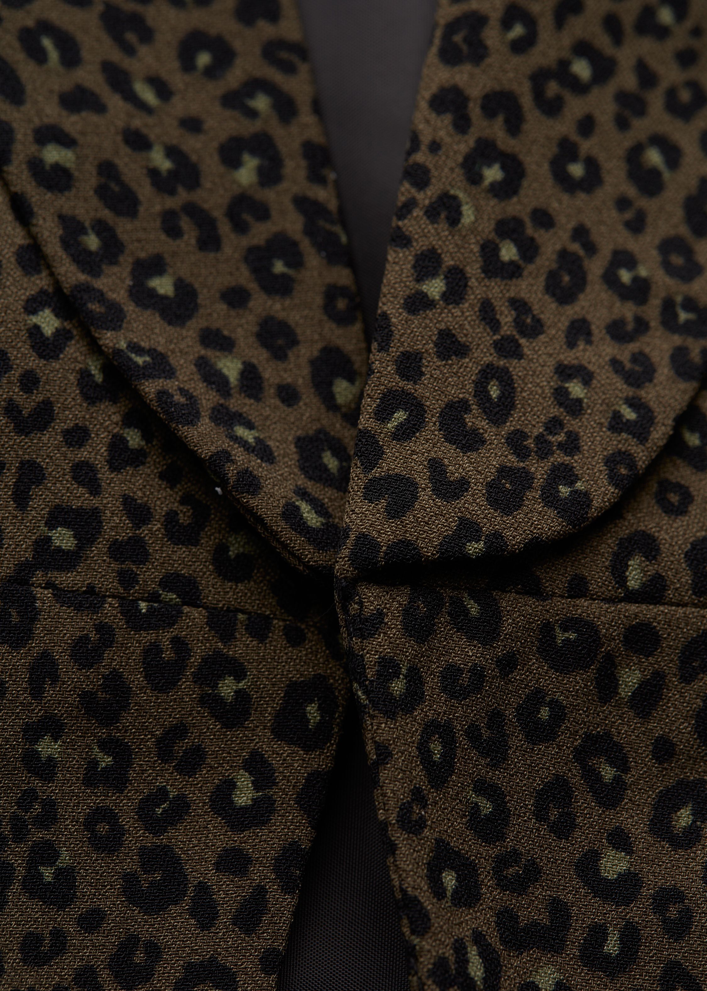 costes leopard blazer