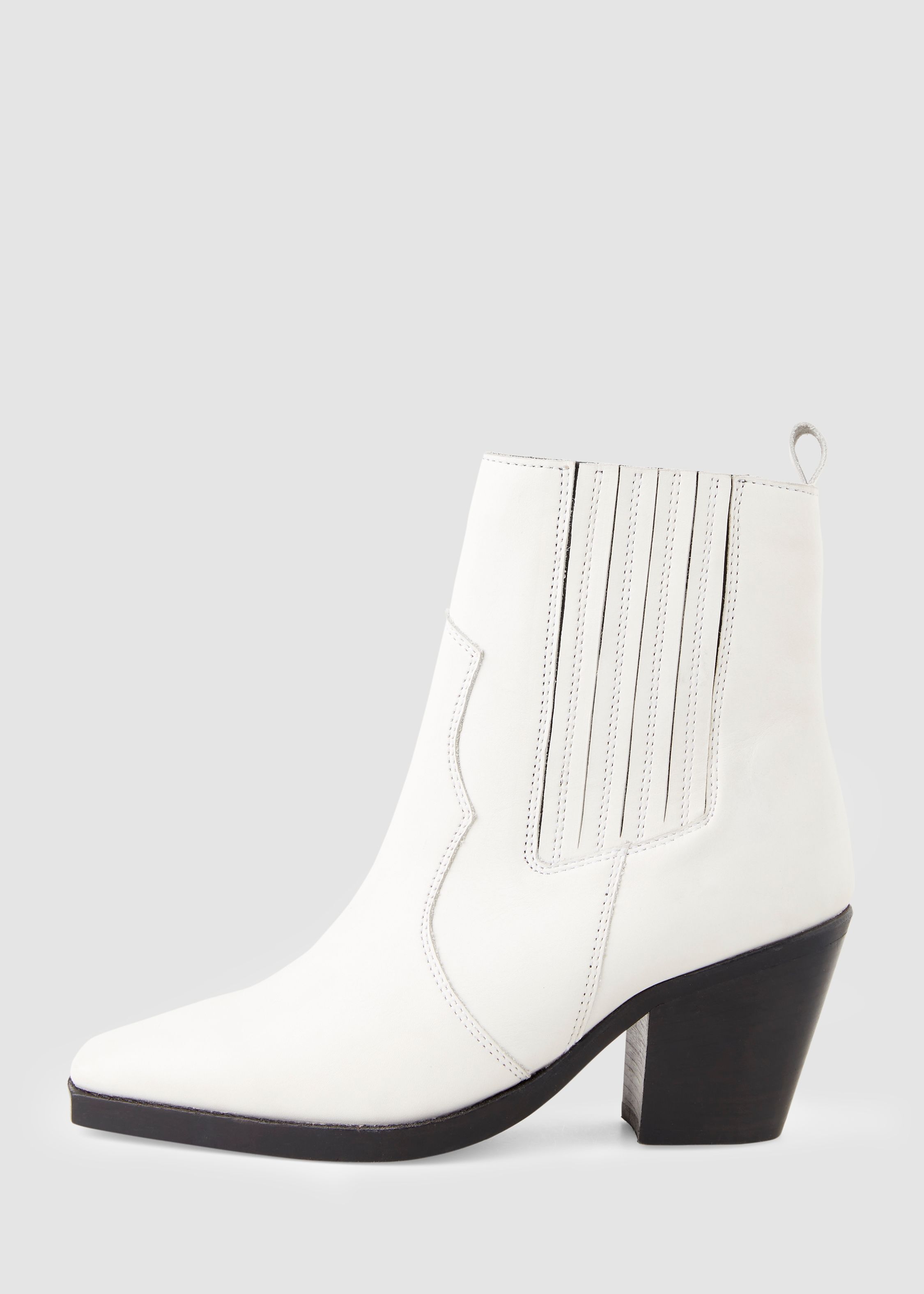 Western Boot White | Costes Fashion