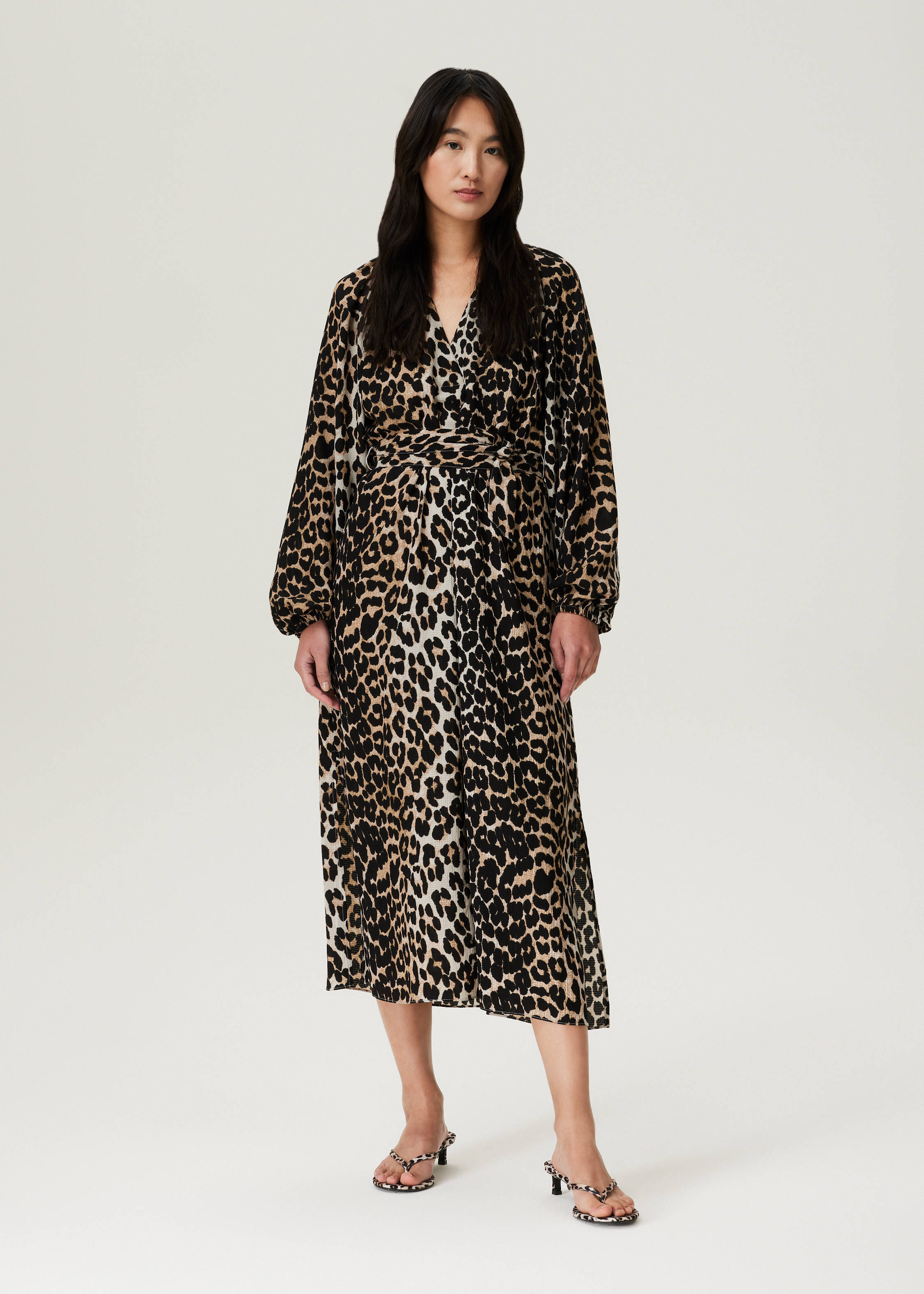 Leopard Kaftan Dress