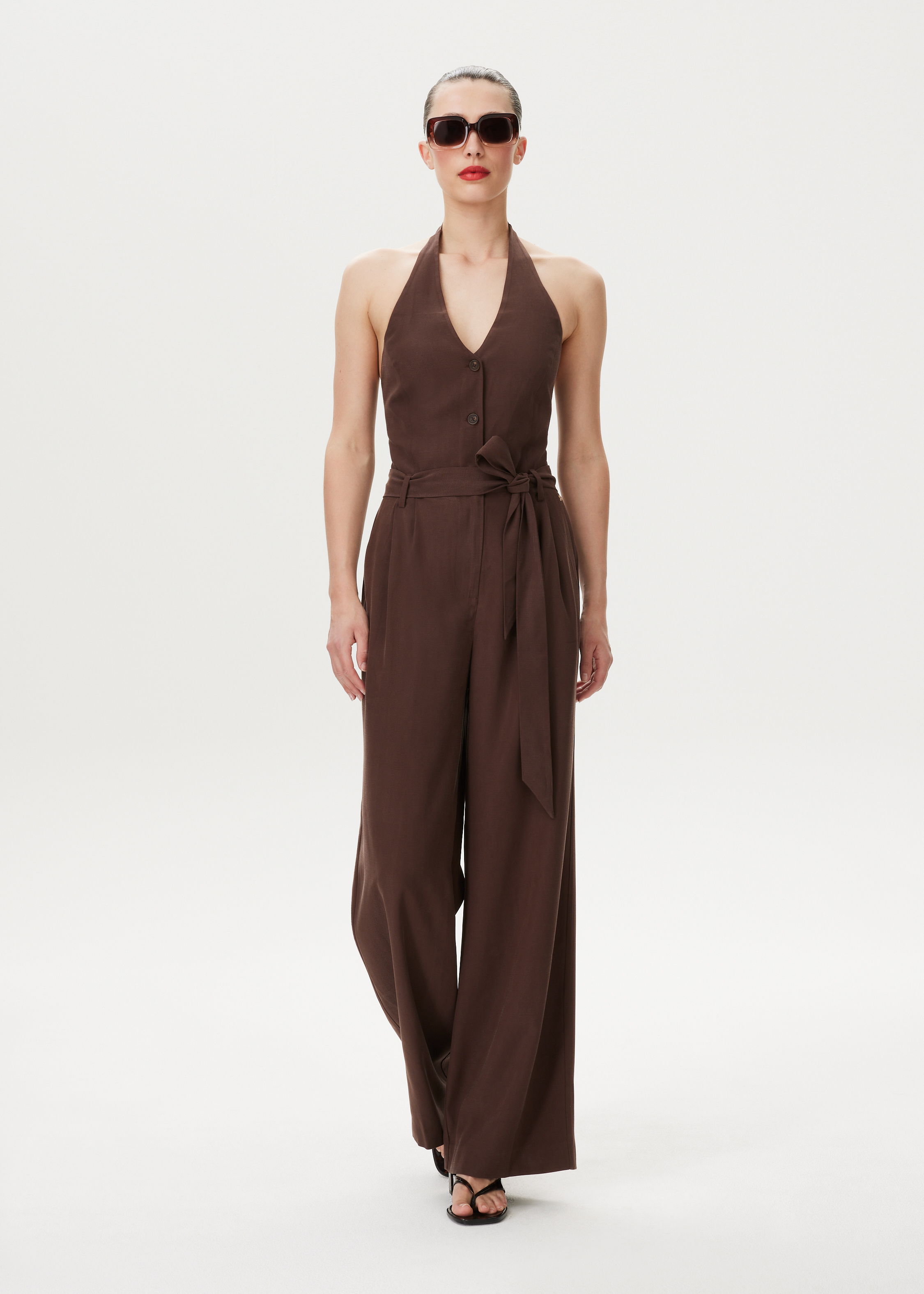 Mouwloze Jumpsuit Costes Jumpsuit Zwarte Jumpsuits Voor Dames